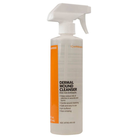 CLEANSER, WND DERMAL 16OZ (12/CS)