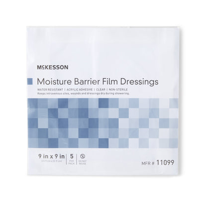 DRESSING, MOISTURE BARRIER 9"X9" (5/PK 140PK/CS)