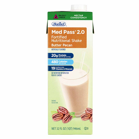 MED PASS 2.0, BUTTER PECAN 32OZ (12/CS) DMNDCR