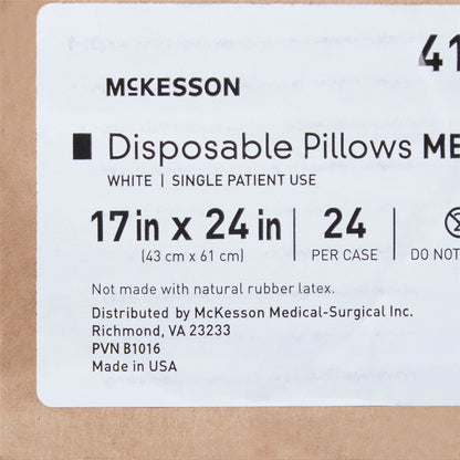 PILLOW, DISP MED LOFT WHT 17X24 (24/CS)