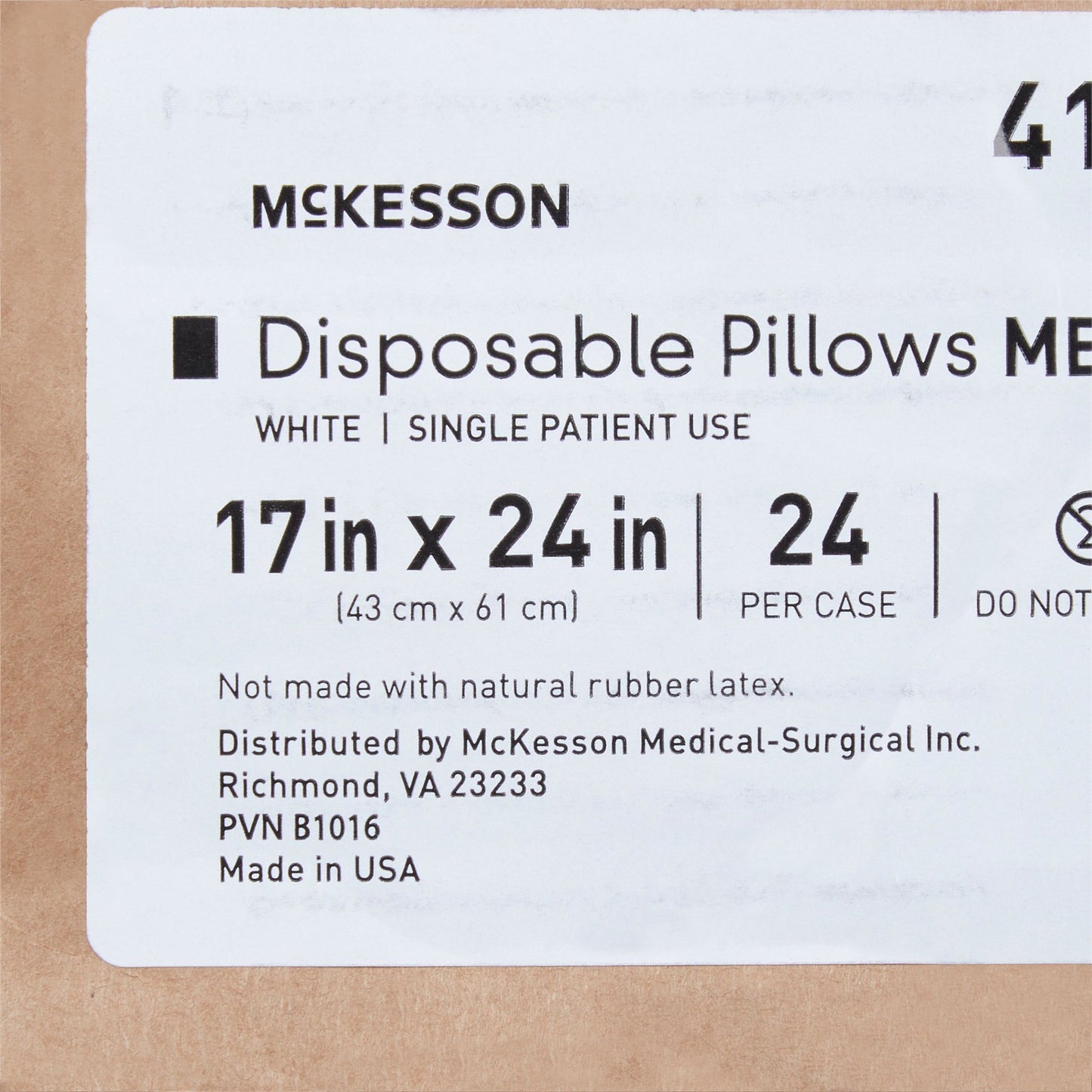 PILLOW, DISP MED LOFT WHT 17X24 (24/CS)