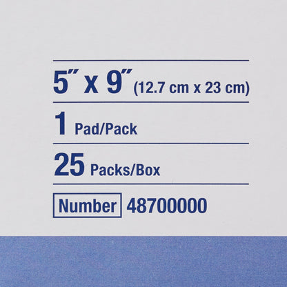 PAD, ABDN SORBALUX 5"X9" (25/BX 16BX/CS)