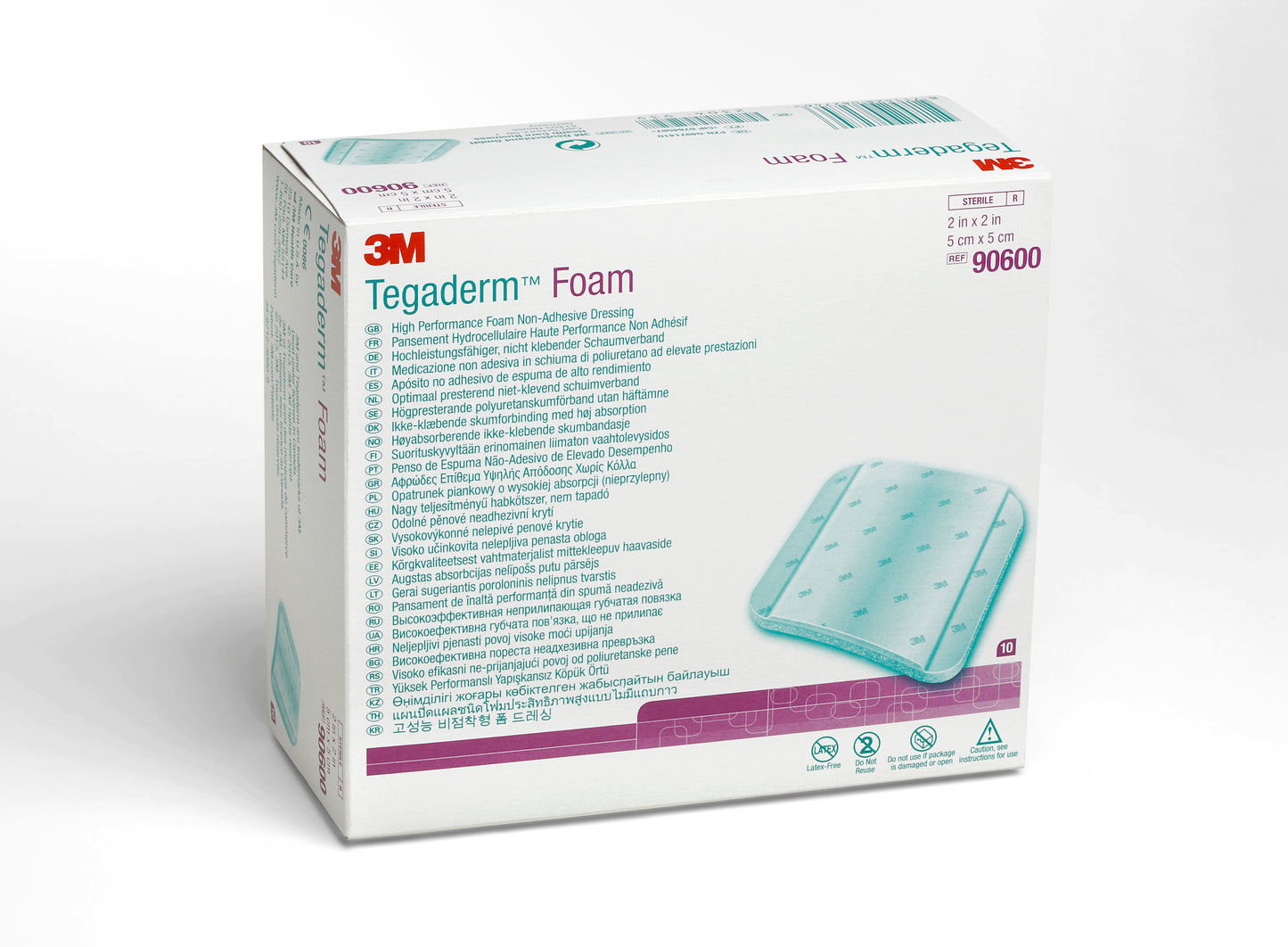 DRESSING, TEGADERM 2X2" (10/BX 4BX/CS)