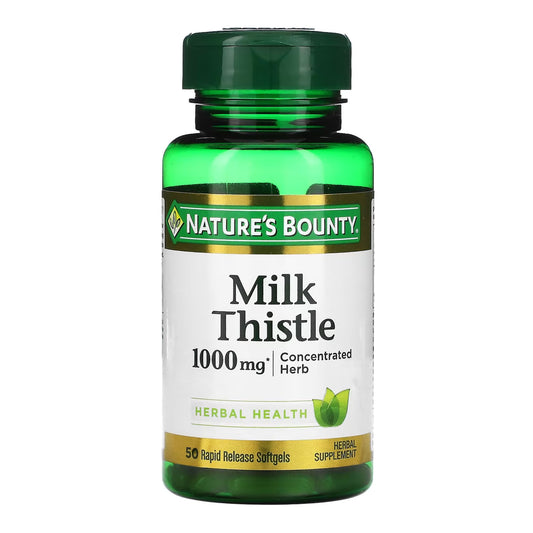 MILK THISTLE, CAP SGEL NATURESBOUNTY 1000MG (50/BT)