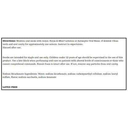 SWAB, ORAL W/ NA BICARB (20PK 50PK/CS)