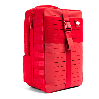 FIRST AID KIT, EMERGENCY BACKPACK RED