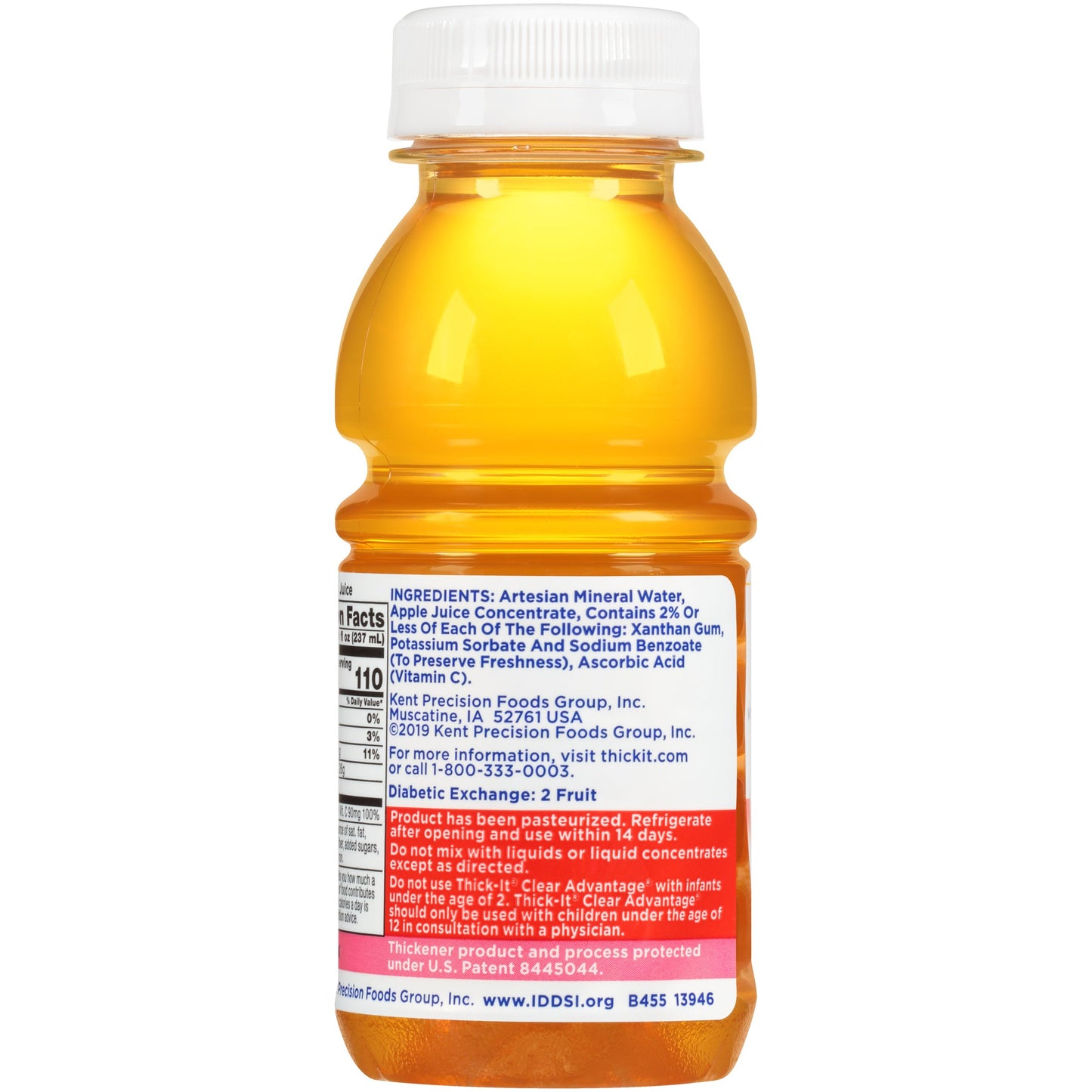 THICK-IT, CLEAR ADV APPLE MILD/NECTOR 8OZ (24/CS)