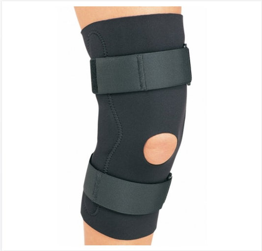 KNEE SUPPORT, HINGED BUTTRESS UNIV MED