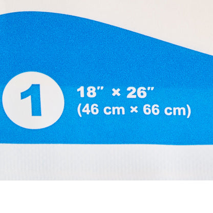 DRAPE, POLY DISP STR 18X26 (50/BX 6BX/CS)