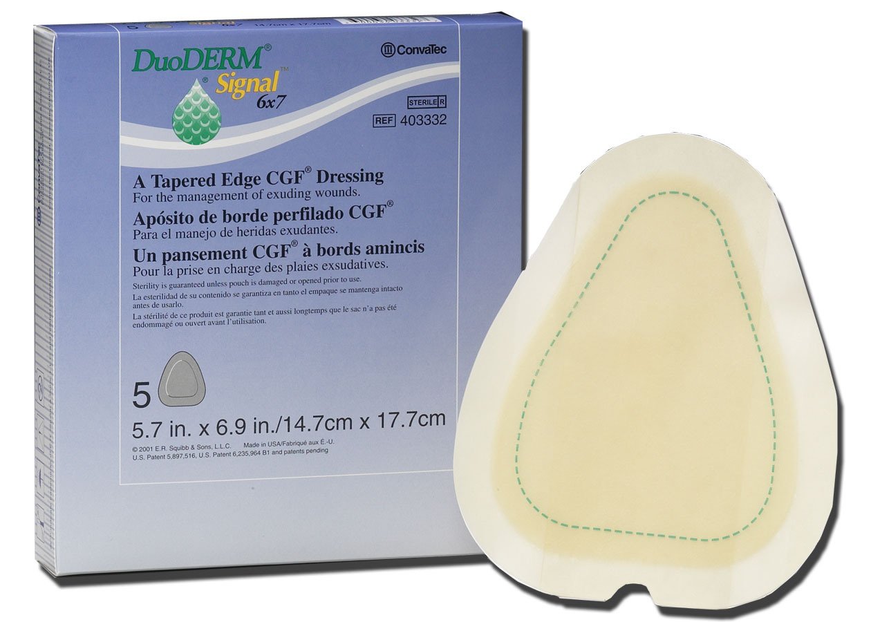 DRESSING, DUODERM 6"X7" (5/BX)