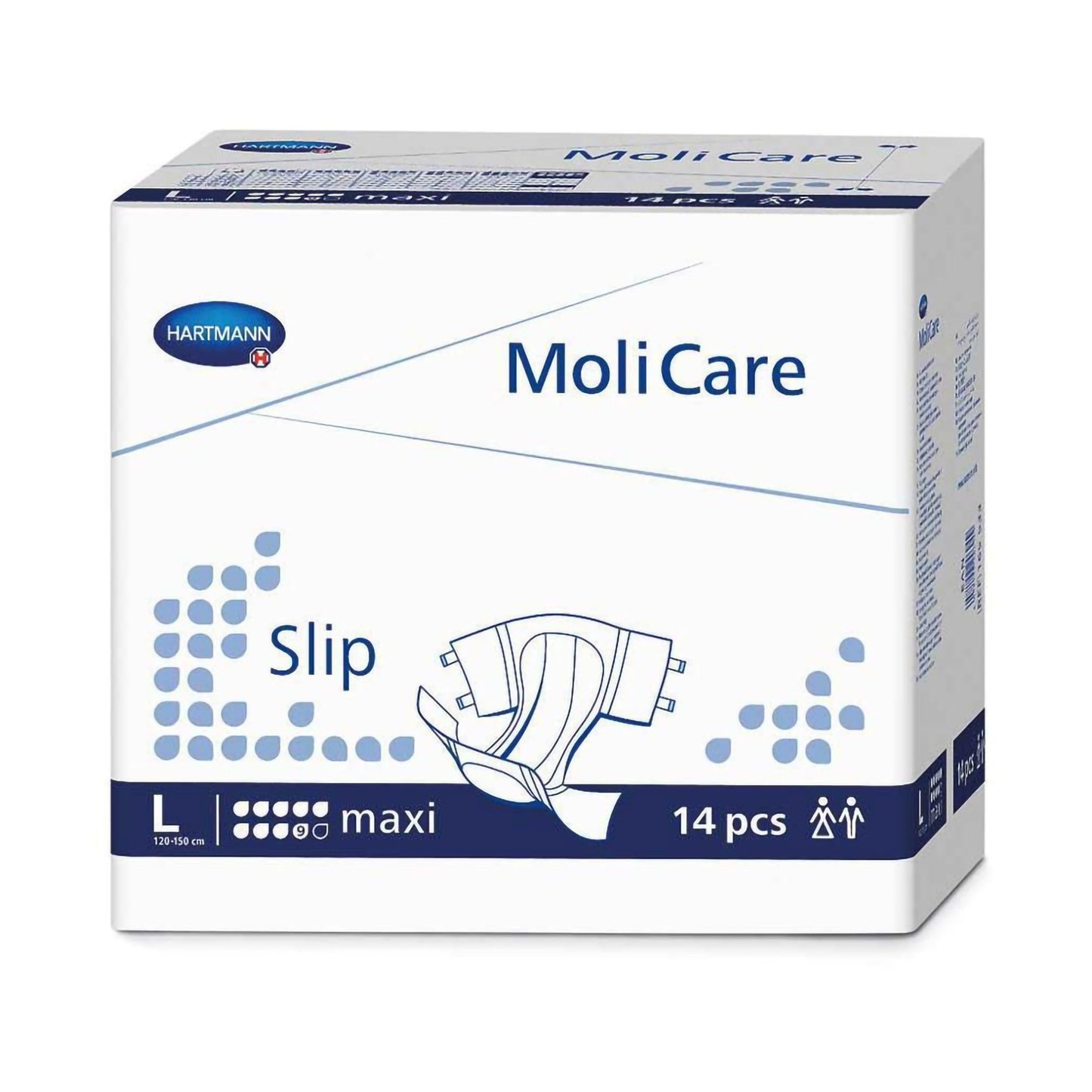 BRIEF, MOLICARE, MAXI, LG, 47--59" (14EA/BG 4BG/CS) MEDLINE