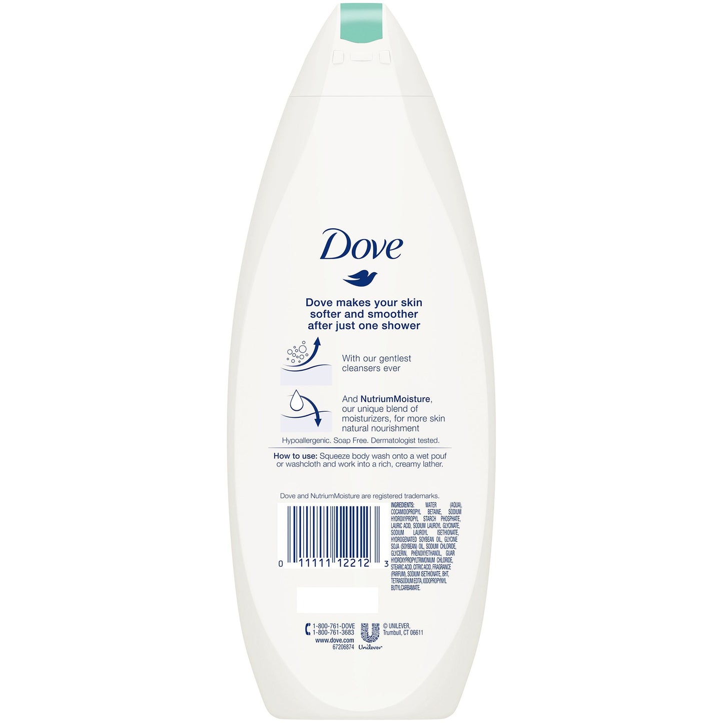 BODY WASH, DOVE SENSATIVE SKIN11OZ