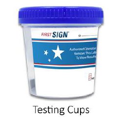 <ul><li>25 individually pouched test cups</li><li>Results in 5 minutes</li><li>CLIA waived</li></ul>