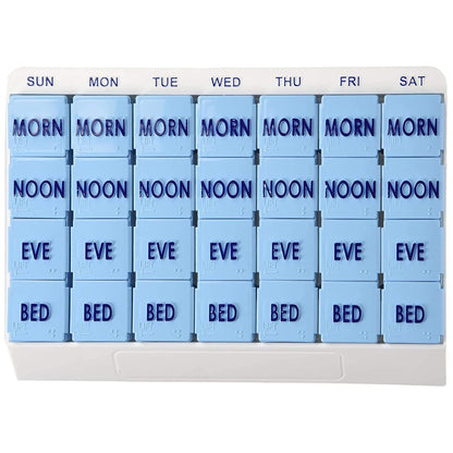 PLANNER, MEDI WEEKLY 28COMPARTMENT (48/CS)
