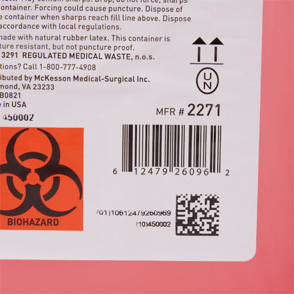 CONTAINER, SHARPS RED 2GL (20/CS)