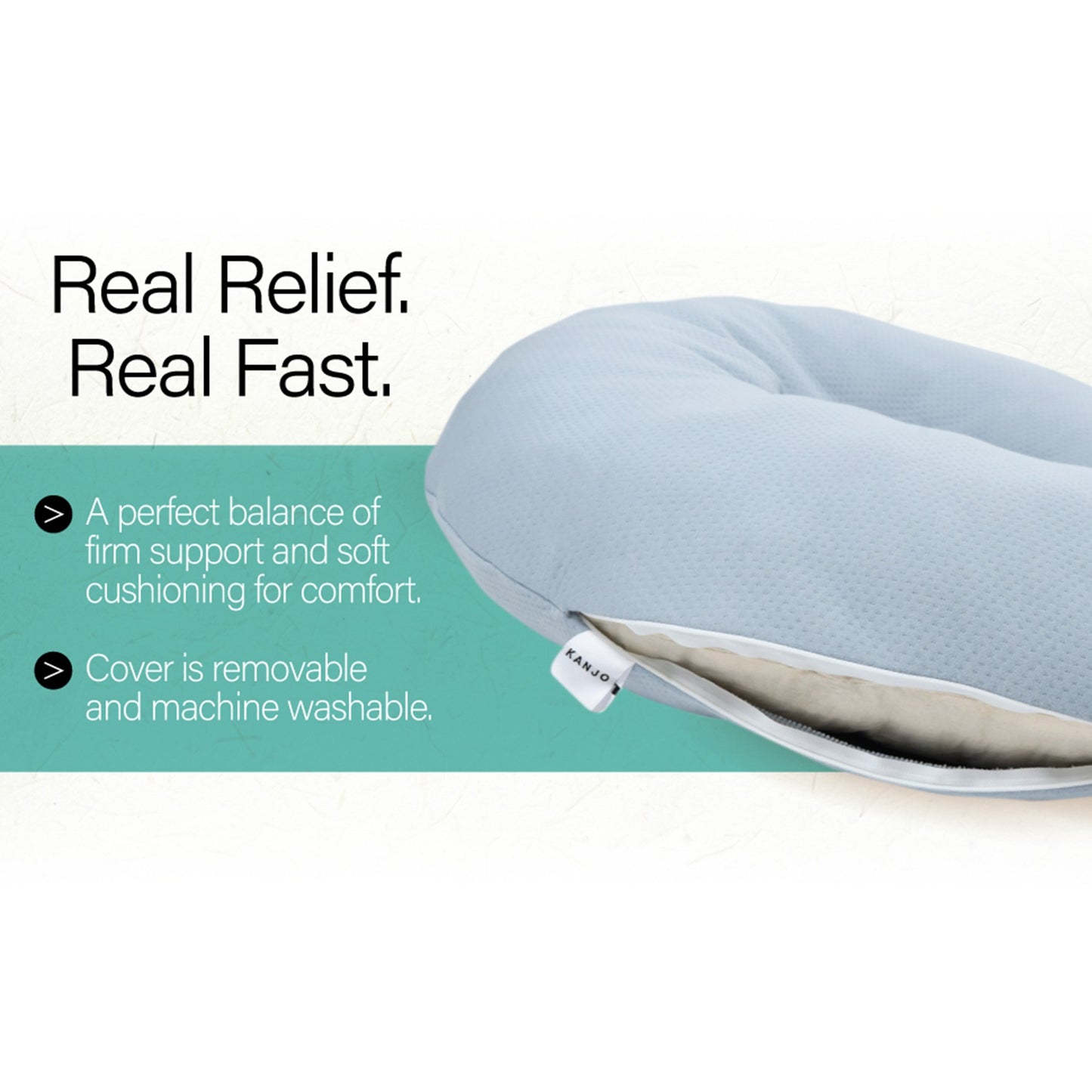 COVER, C PILLOW KANJO ACID REFLUX/PAIN RELIEF (30/CS)