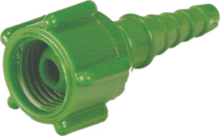 CONNECTOR, OXYGEN REGULATOR XMAS TREE GRN (25/PK)