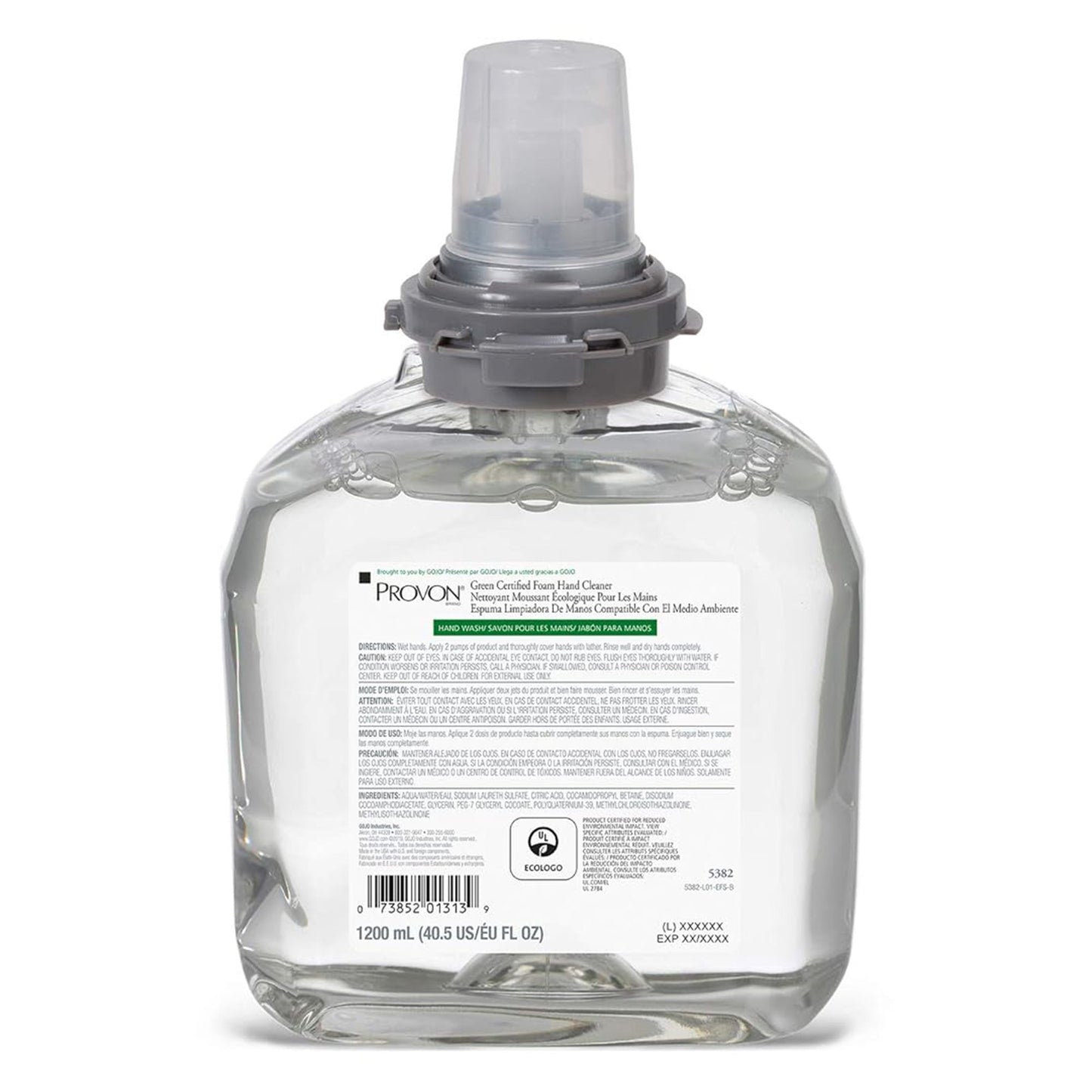 CLEANER, HAND FOAM 1200ML (2/CS)
