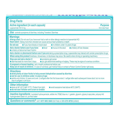 IMODIUM A-D, CAP SGEL ANTI-DIARRHEAL 2MG (24/BX)