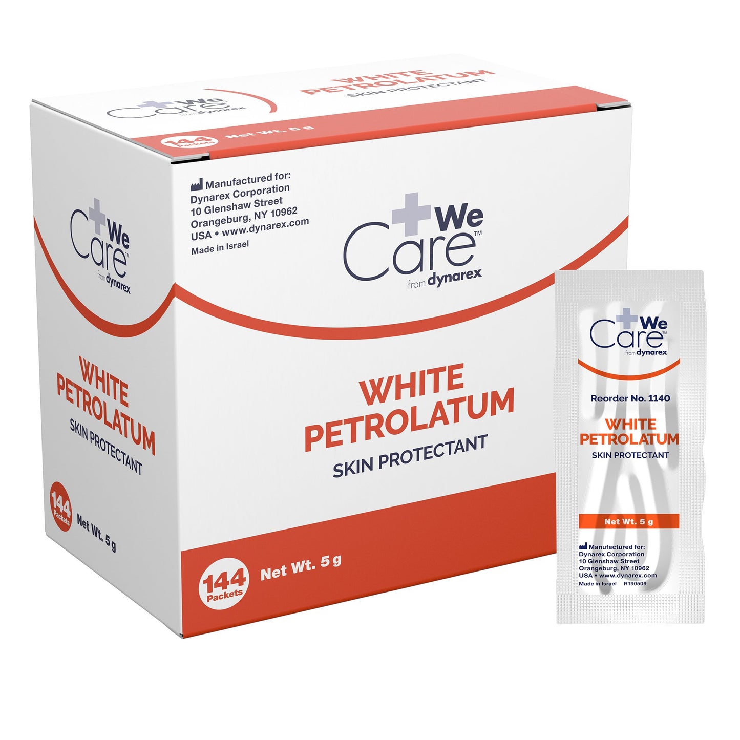 PETROLATUM JELLY, WHT 5GM (144/BX 6BX/CS)