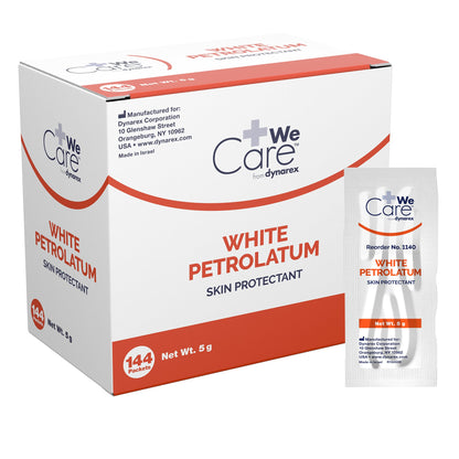 PETROLATUM JELLY, WHT 5GM (144/BX 6BX/CS)