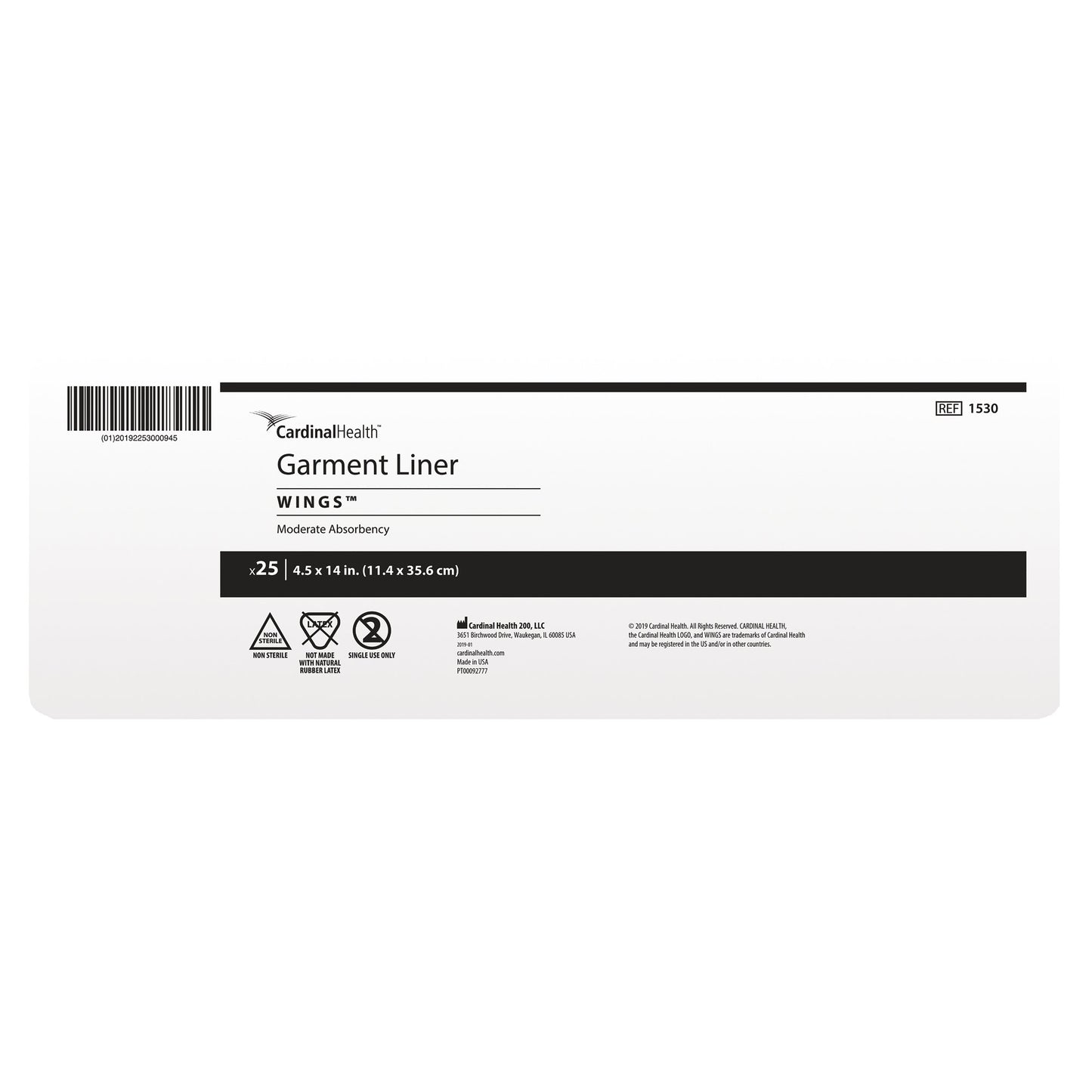 LINER, BRIEF 4.5X14 (25/BG,5BG/CS) KENICO