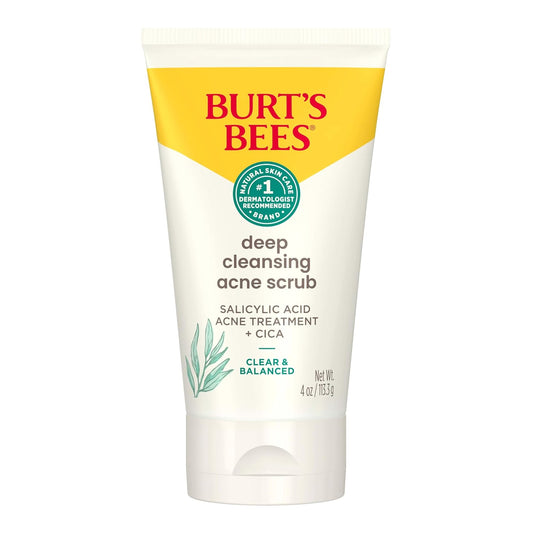 BURT BEES, SCRUB ACNE PORE 4OZ(3/CT)