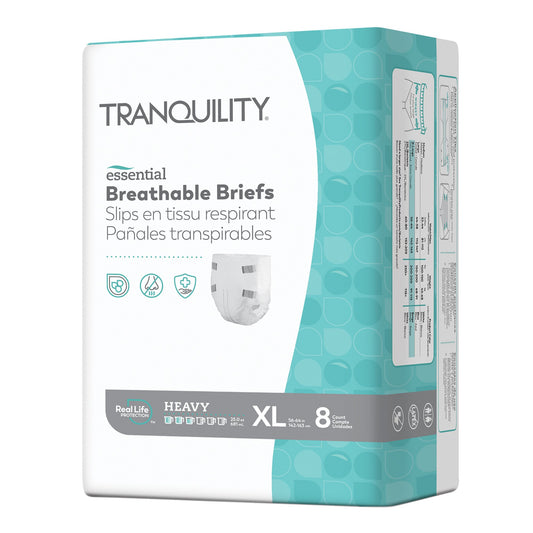 BRIEF, INCONT TRANQUILITY HVY ABSRB XLG (8/BG 8BG/CS)