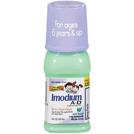 IMODIUM AD, LIQ CHILD MINT 1MG/7.5ML 4OZ