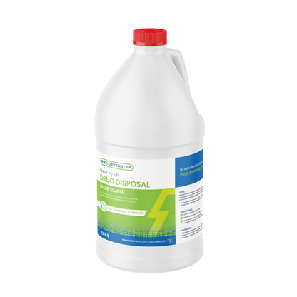 RX DESTROYER, SOL F/DISP OF UNUSED MEDS 64OZ (4/CS)