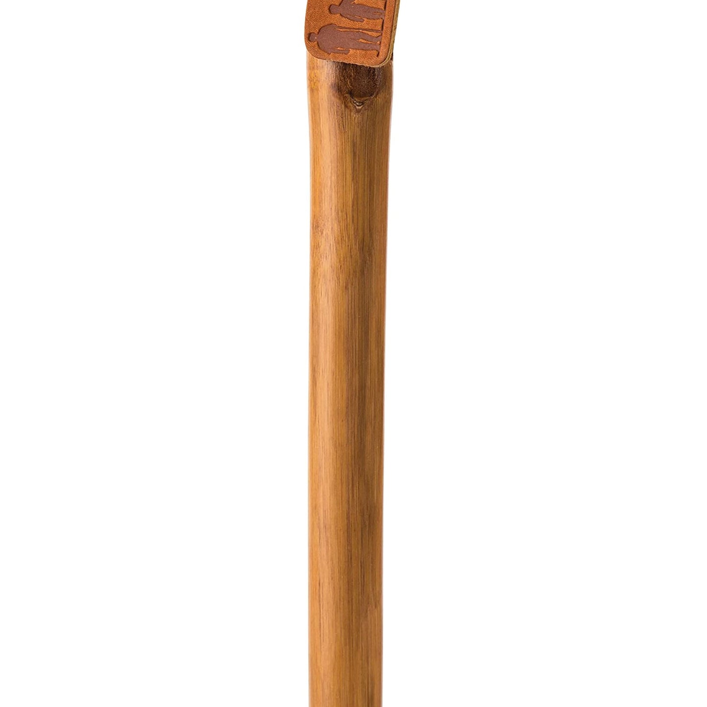 STICK, WALKING WOOD BRAZOS 55 FREE FORM IRON BAMBOO RED 55"