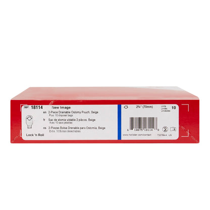 POUCH, DRN TRANSP 70MM 2 3/4" (10/BX)