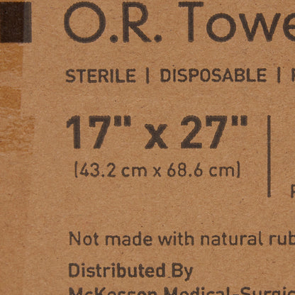 TOWEL, OR STR BLU DISP (6/PK 12PK/CS)