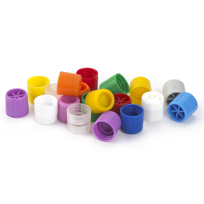 CAP, SCREW F/SAMPLE TUBES CLR (1000/PK)