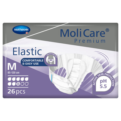 BRIEF, MOLICARE PREMIUM ELAS DISP 8D MED (26/BG 3BG/CS)