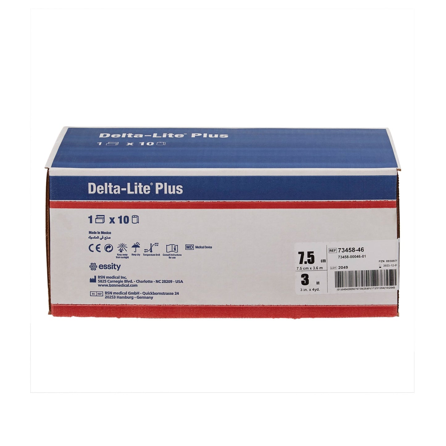 TAPE, CAST DELTA-LITE+ 3"X4YDSBLK (10/BX)