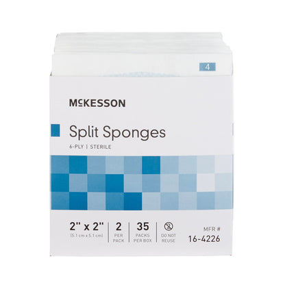 SPONGE, IV 2"X2" 6PLY STR 2'S (35PK/BX)