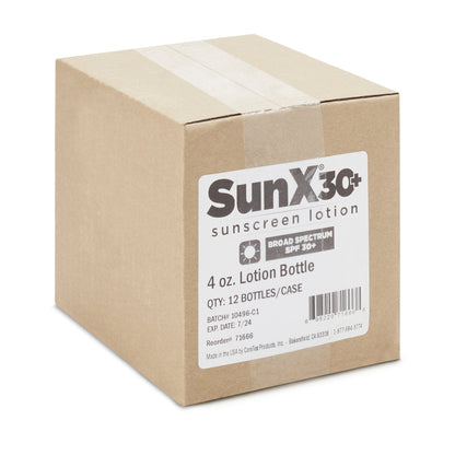 SUNSCREEN, SUN X SPF30+ 4OZ (12/CS)