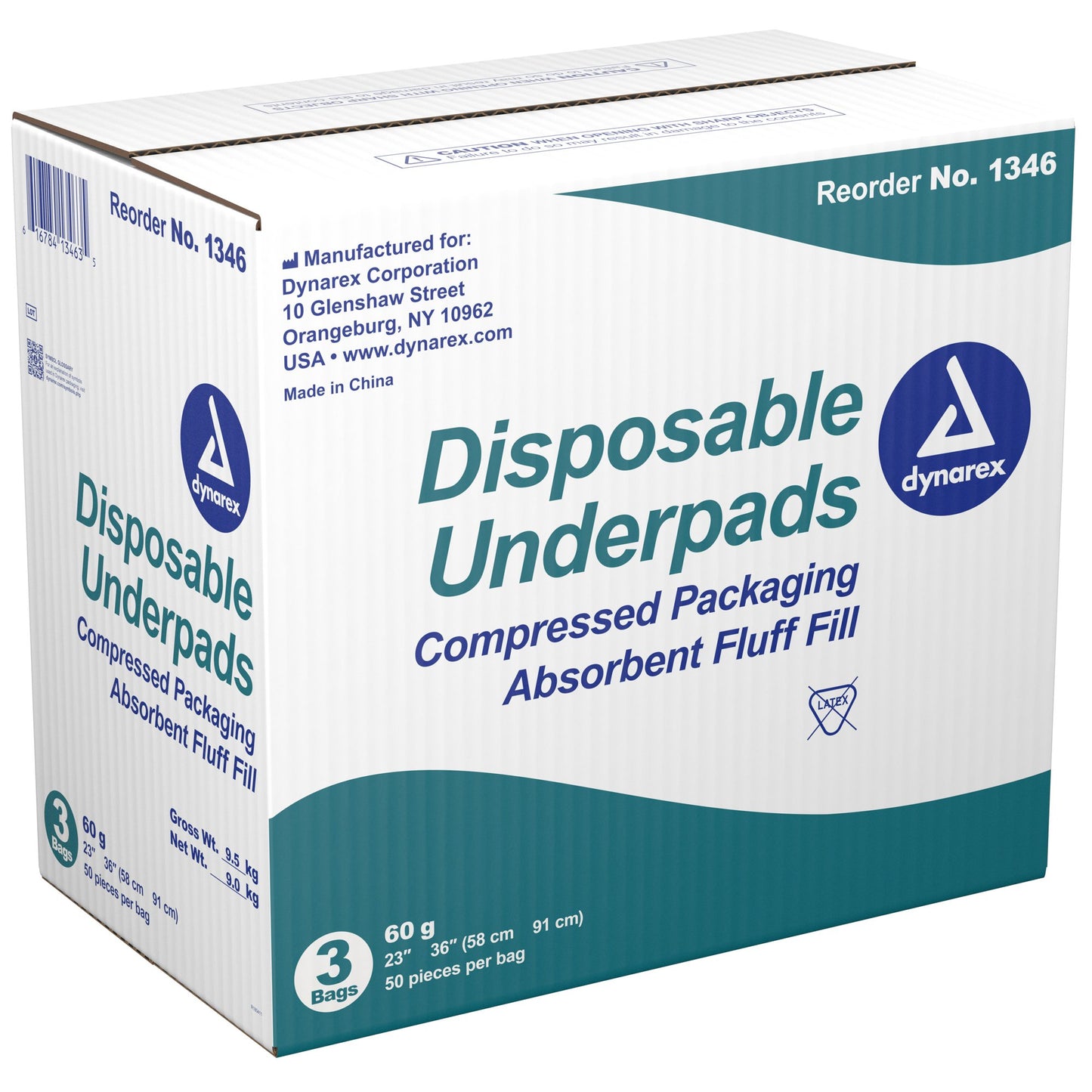 UNDERPAD, 23"X36" 60GR (50/BG 3BG/CS)
