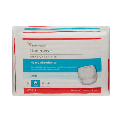 UNDERWEAR, INCONT SURECARE LG 44-54" (25/BG 4BG/CS KENICO