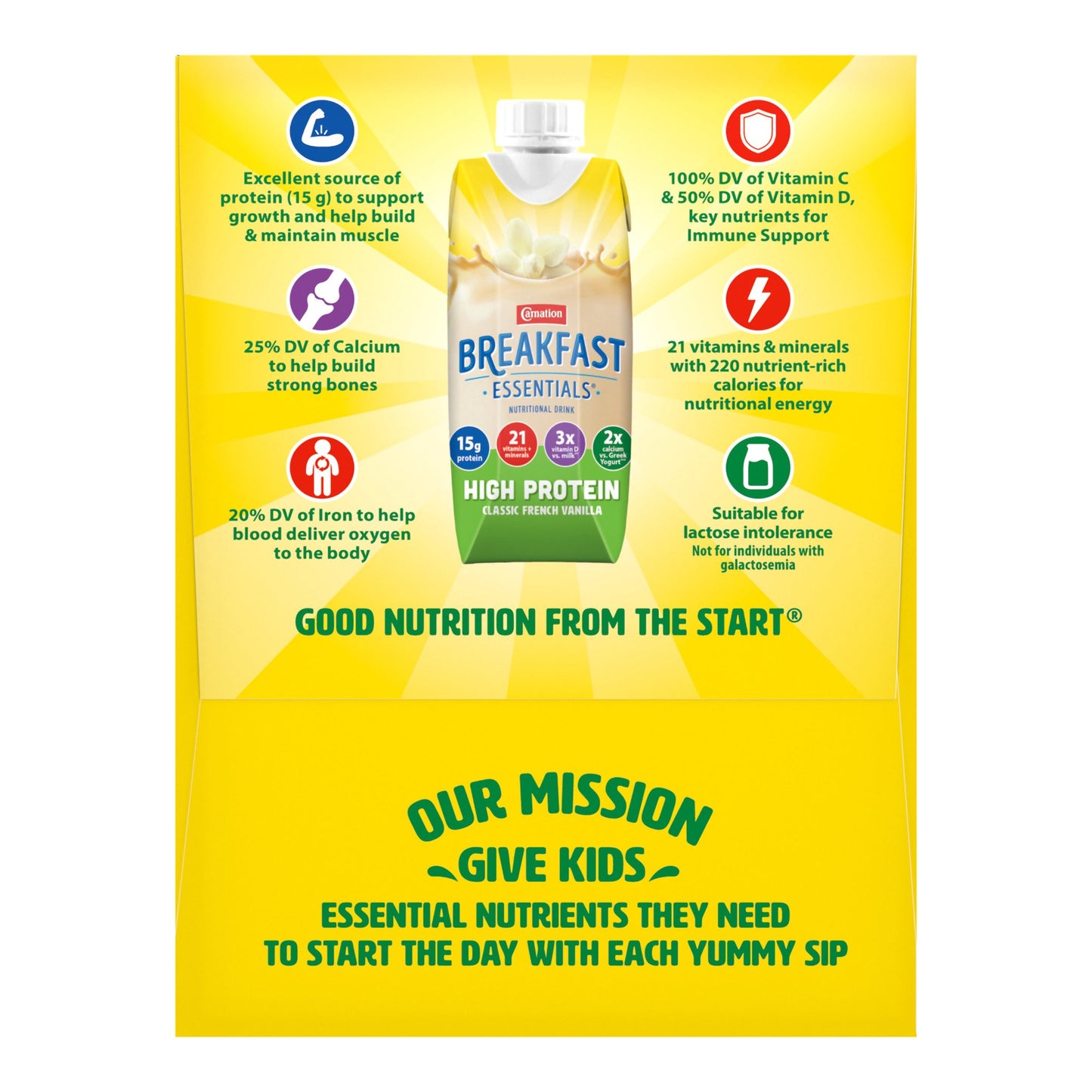 CARNATION, BREAKFAST ESSENTIALS HI PROTEIN LIQ FR VAN (6/PK