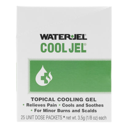 GEL, BURN WATERJEL COOL JEL 3.5GM (25/BX 24BX/CS) WTRJEL