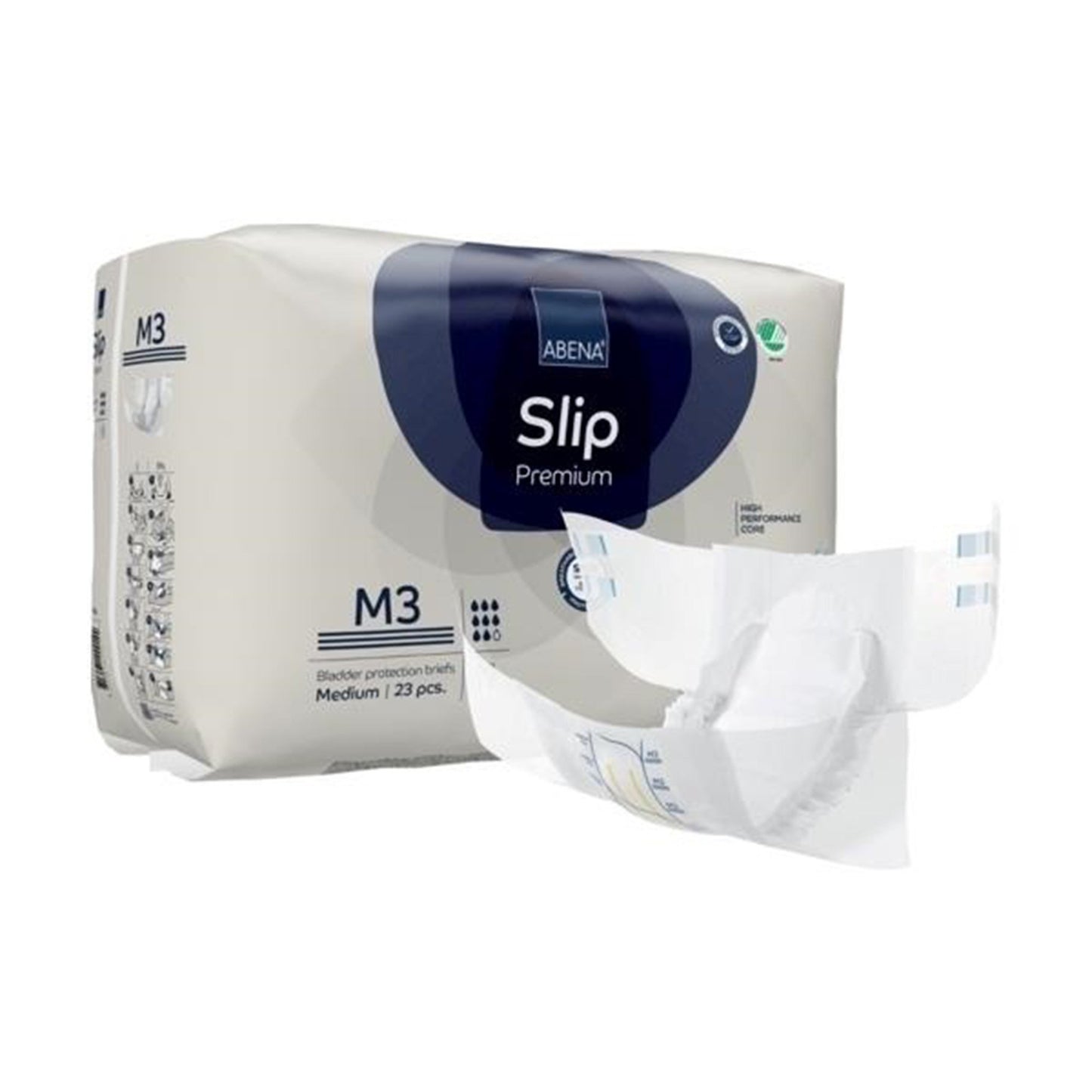 BRIEF, INCONT ABENA SLIP PREM ADLT M3 MED (23/PK 4PK/CS)