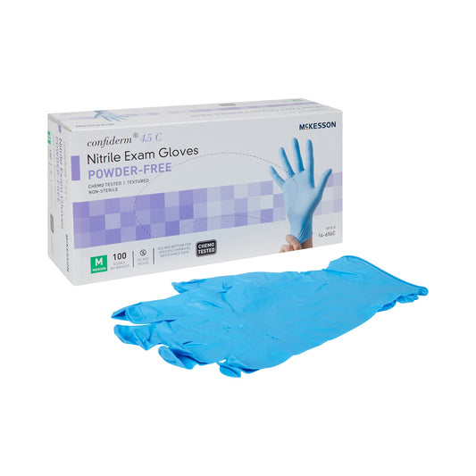 GLOVE, EXAM NTRL MED N/S CHEMO4.5C (100/BX 10BX/CS)