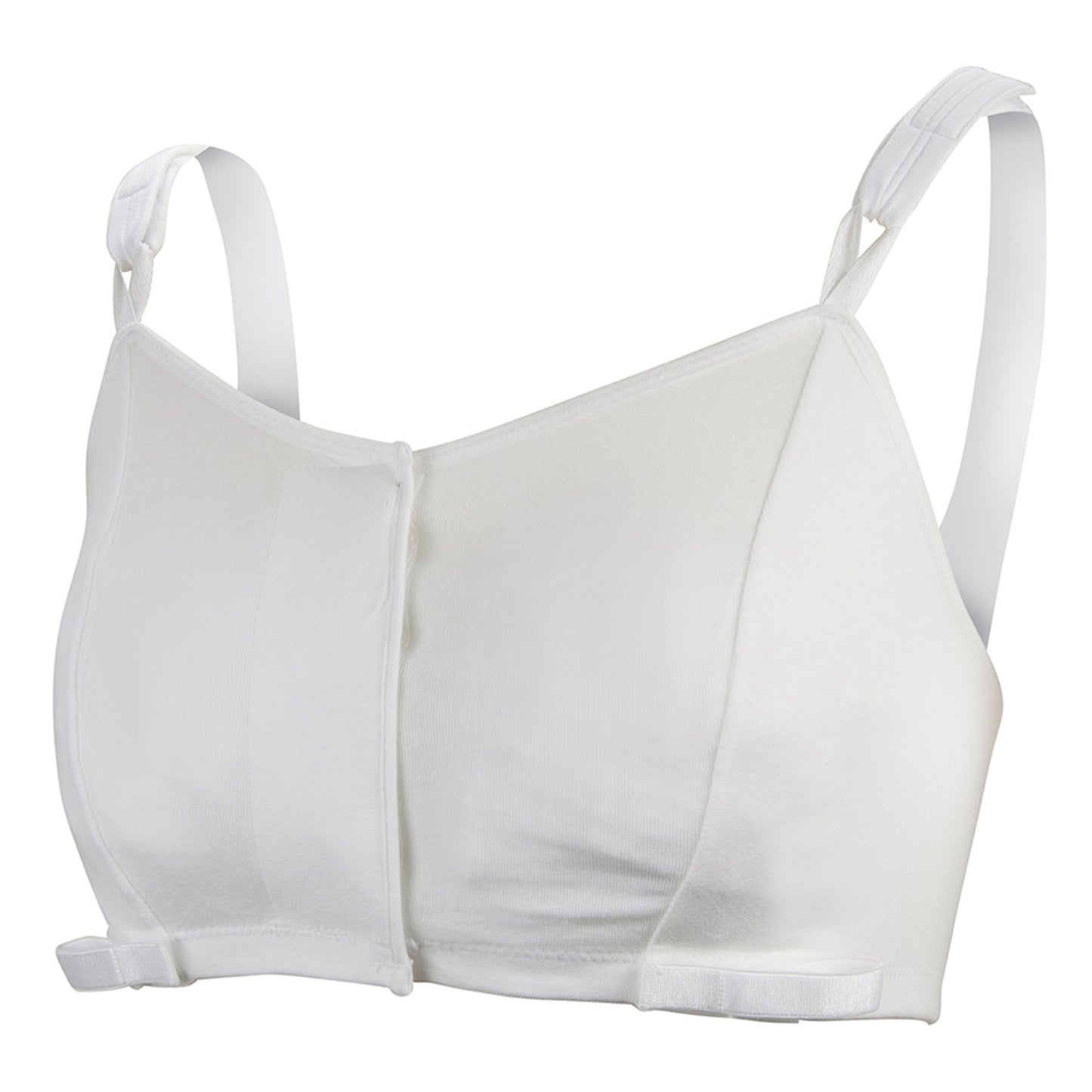 SUPPORT, SURGI-BRA BREAST COTTON WHT MED LF