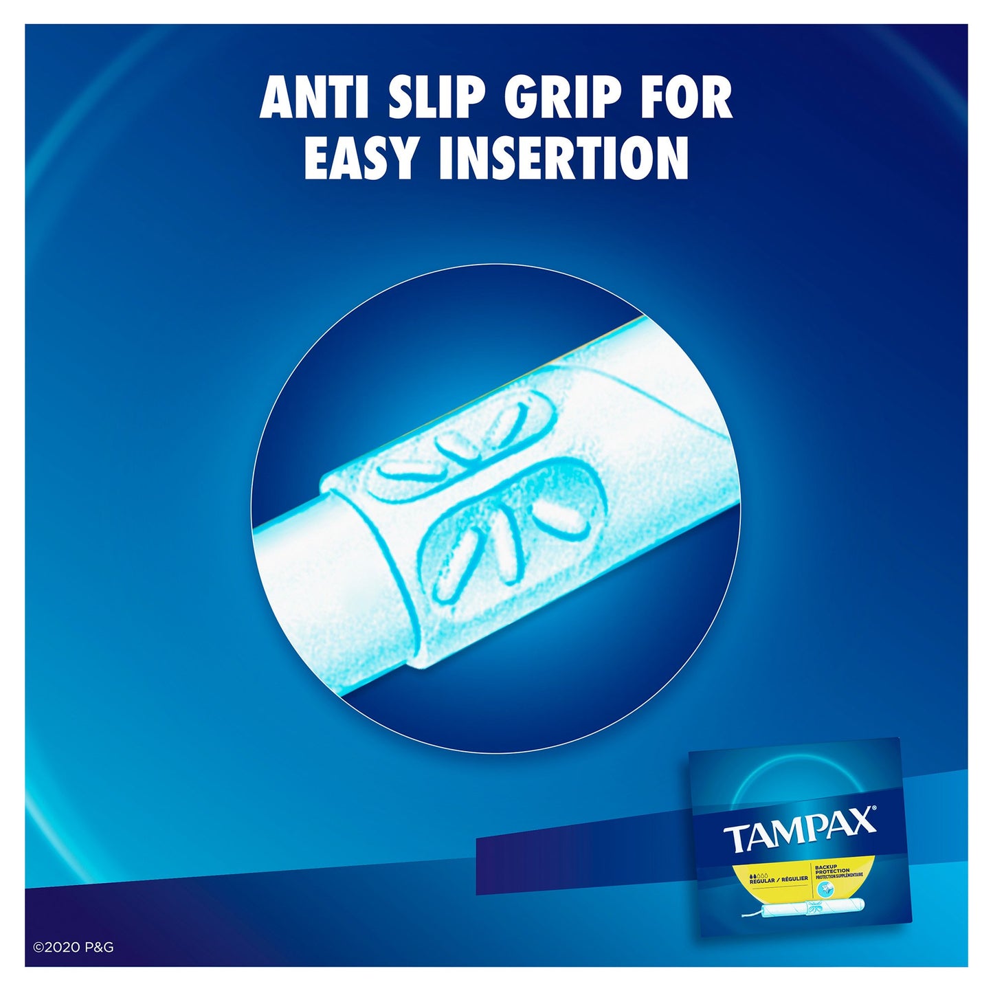 TAMPON, TAMPAX REG FLUSH (40/BX)