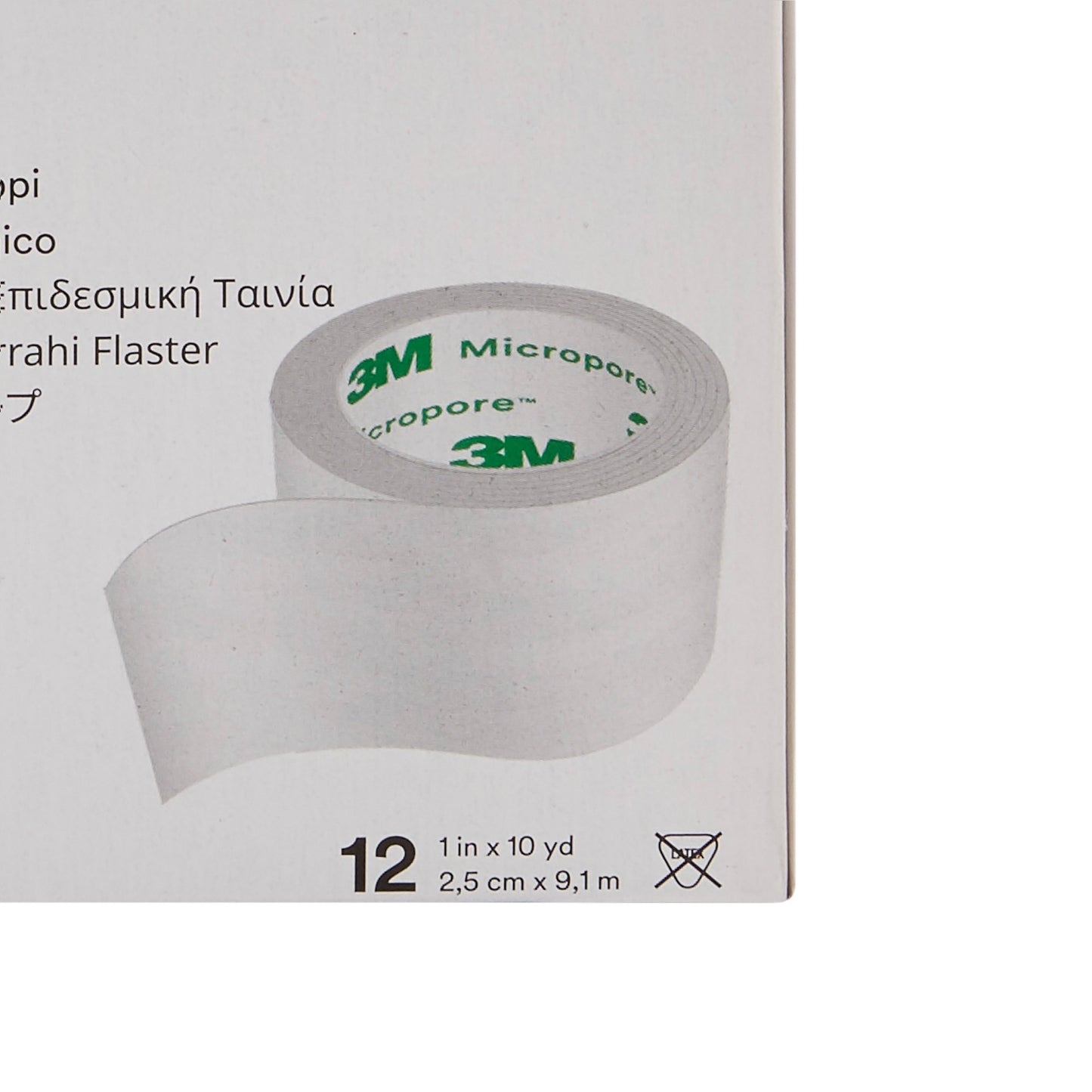 TAPE, ADHSV PAPER MICROPORE 1"X10YDS (12/BX) 3M