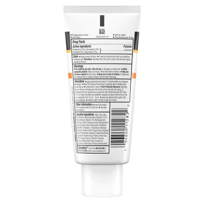 SUNSCREEN, LOT NEUTROGENA CLEAR FACE SPF50 3OZ