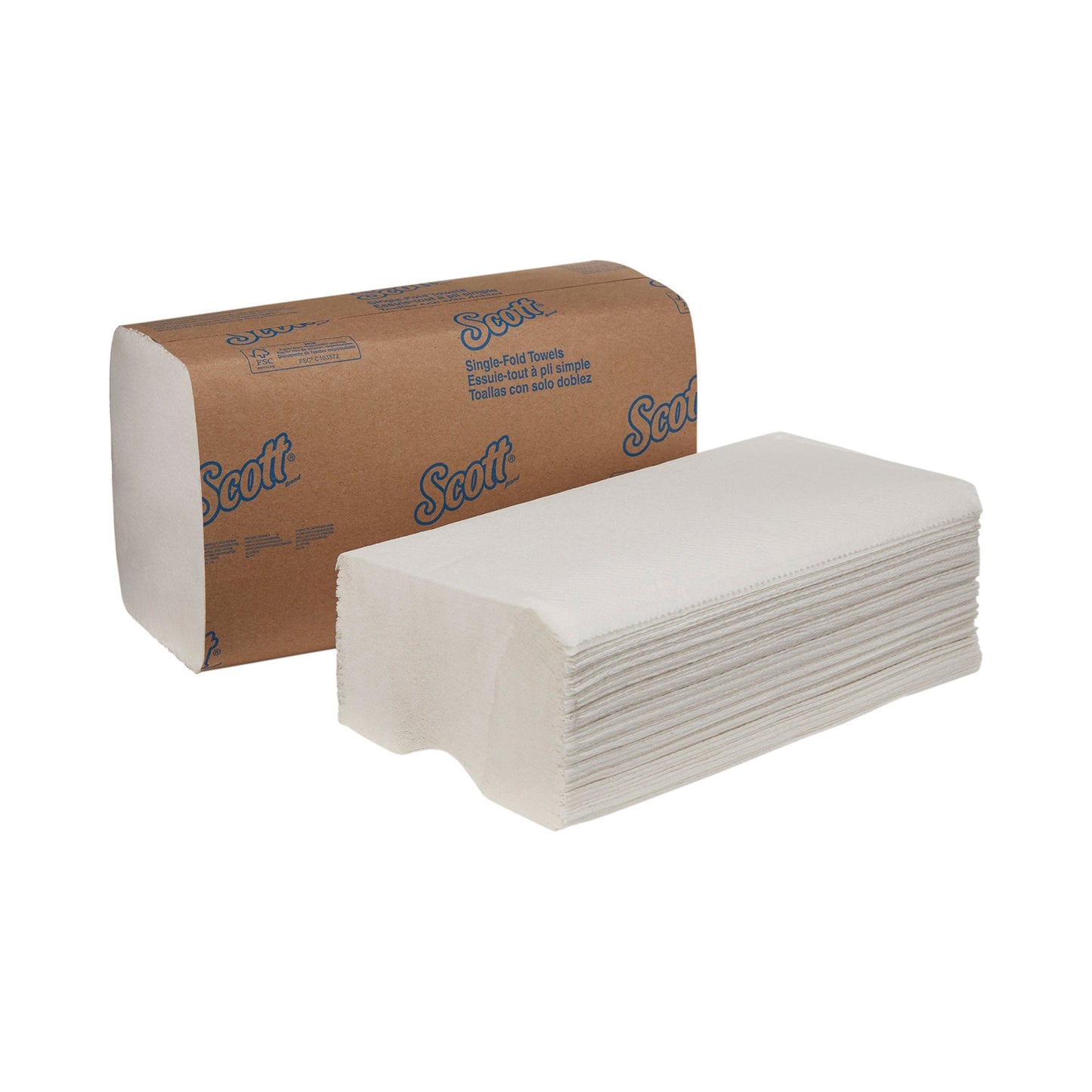 TOWEL, PAPER SNGL-FOLD WHT (16PK/CS) 1700 KIMCON