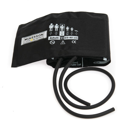 CUFF&BLADDER, BP 2TU LF BLK ADLT (1/BX 15BX/CS)